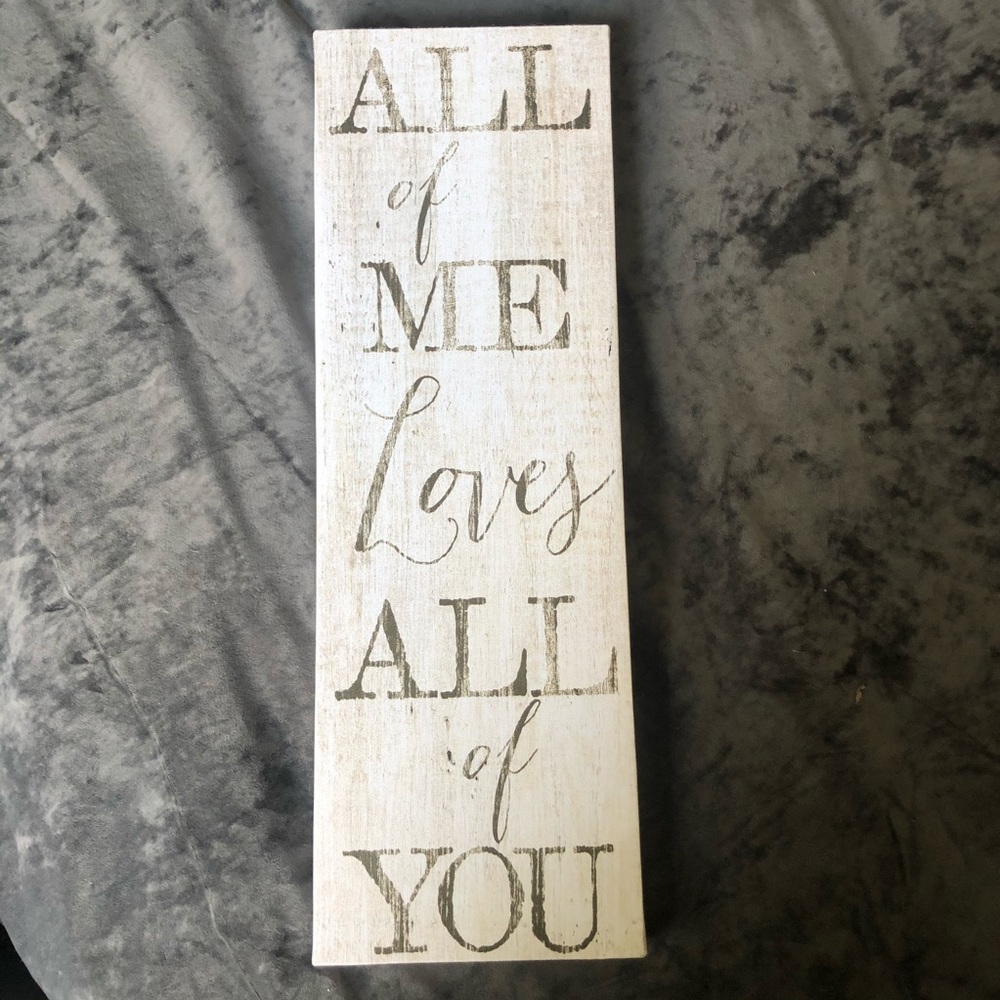 All Of Me Loves All Of You Canvas Wall Art